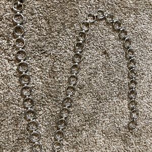 Silver circle brandy Melville belt